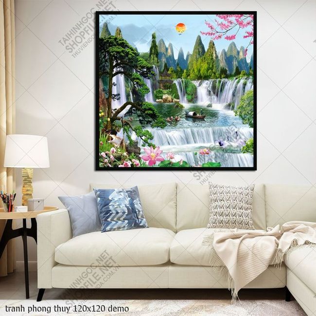 tranh phong thuy 120x120